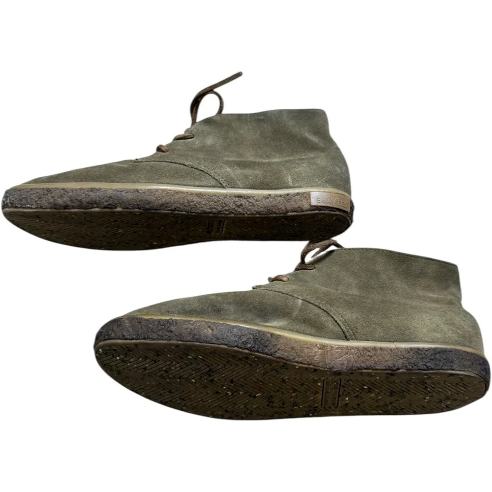 SEAVEES Mens‎ Sun tans Chukka Suede Boots Olive Green Lace Up Size 9